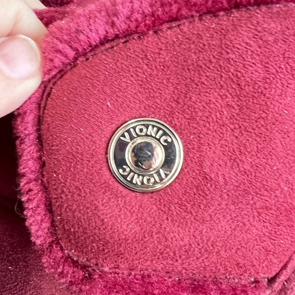 Vibrant burgundy Suede Boots - Picture 6 of 7